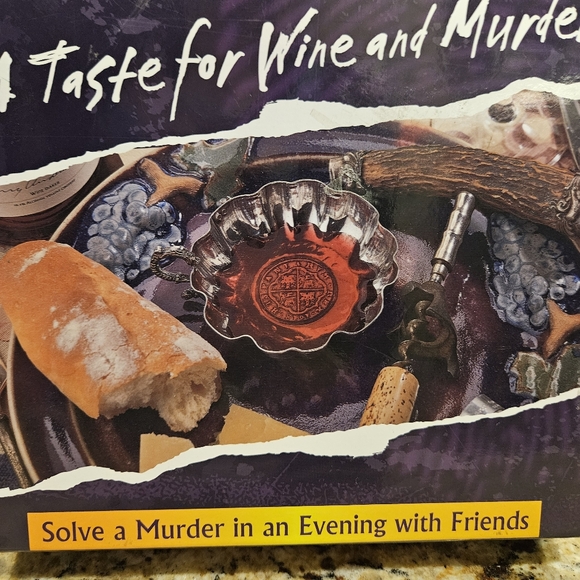 Murder Mystery Dinner Party Game A Taste for Wine and Murder Brand New Sealed - Picture 11 of 16